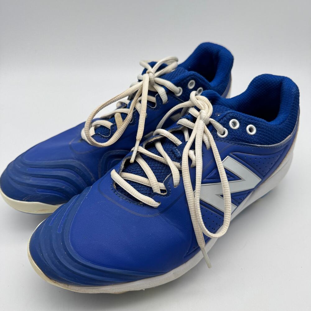 New Balance Fuse V2 Womens Softball Cleats Size 10 Molded Blue White